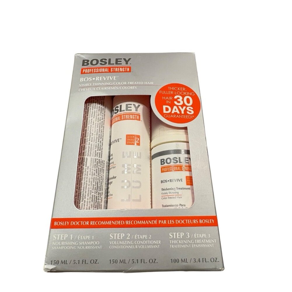 *Bosley Professional Strength Bos Revive 30 Day Starter Pack ~ BNIB